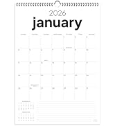 Wall Calendar 2026-2027, 18 Months, Runs from January 2026 to June 2027, 17" x 12" Large Wall Cal...