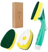 Dishwand Sponge Refills Soap Control Handle, Dish Wand Sponges Refill Non Scratch, Sponge Replace...
