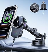 xuenair for Magsafe Car Mount Charger with Air-Cooling System, 15W Fast Charging