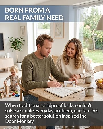 Door Monkey Child Proof Door Lock & Pinch Guard