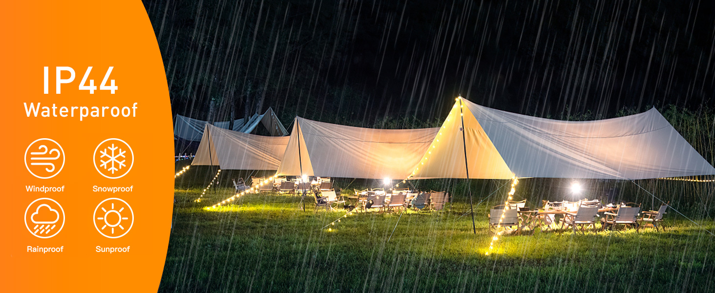 waterproof string lights