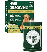 Pet Hair Remover for Laundry - Dog & Cat, Upgraded Higher Hair Dissolution, Detergent + Stain Rem...