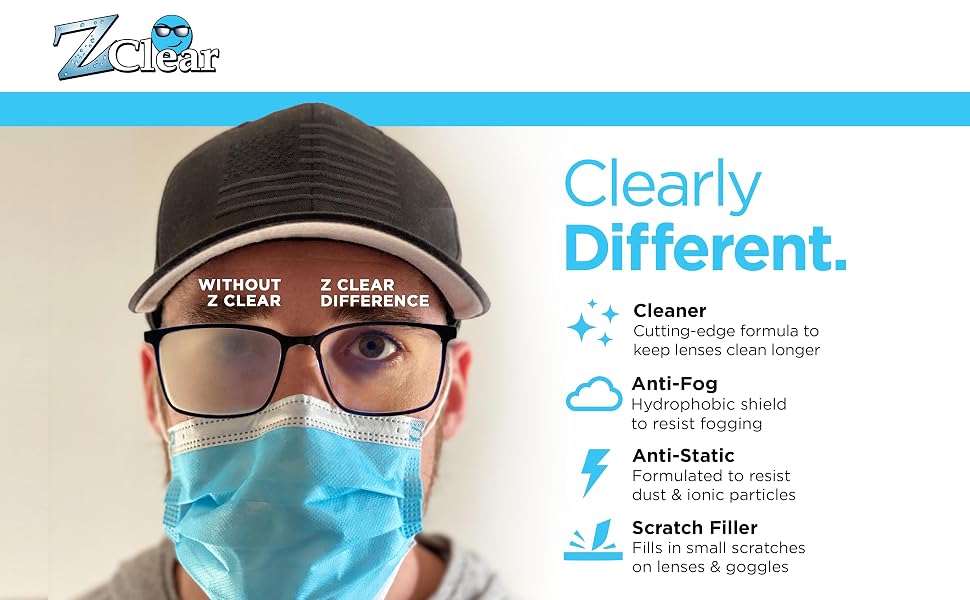 Lens Cleaner Scratch Filler hydrophobic lens eye glass cleaner