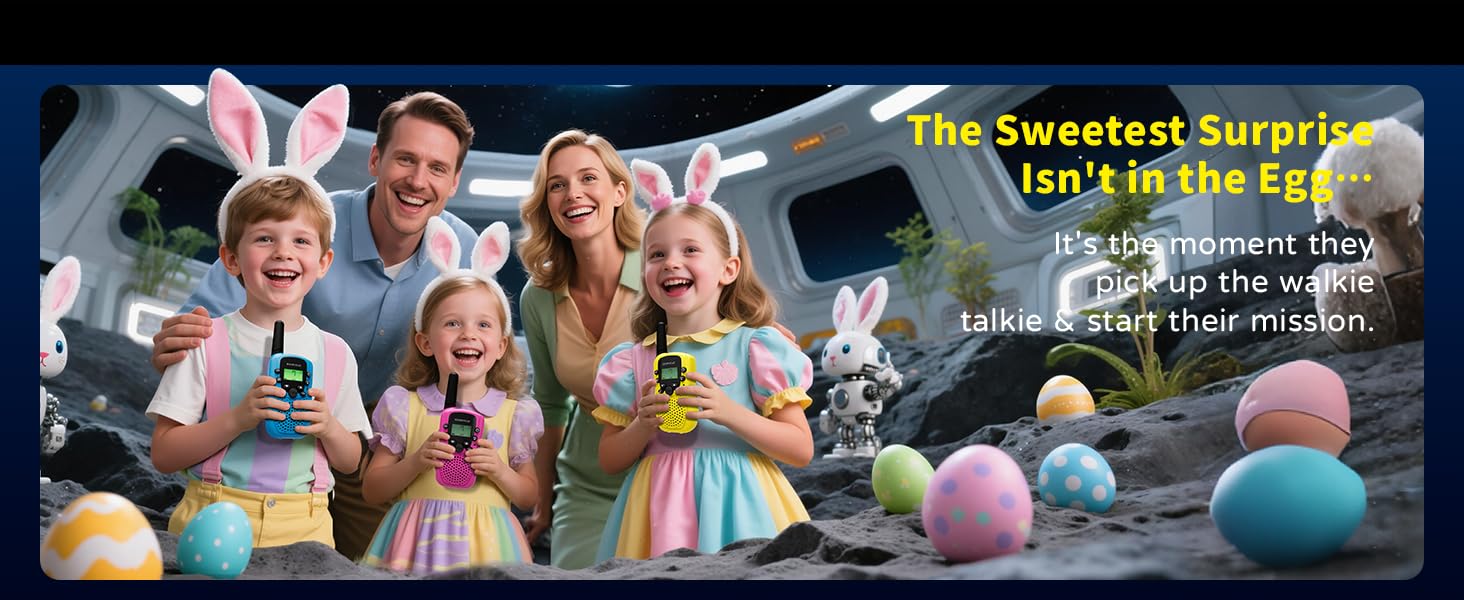 Perfect Screen-free easter basket stuffers Gifts-walkie talkies toys