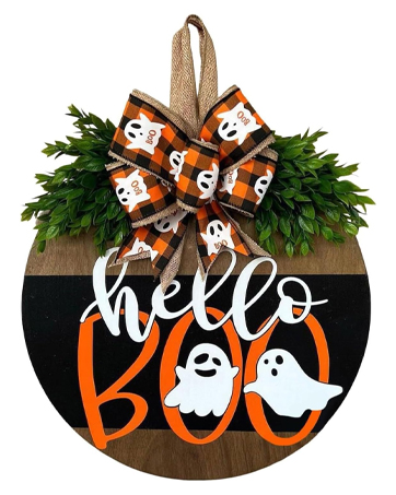 Halloween Door Hanger Sign Decorations