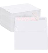 ACSTEP 200PACK 5 X 7 Envelopes, White A7 Envelopes Self Seal for Weddings, Invitations, Photos, P...