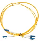Eardion Fiber Patch Cord, 1M OS2 SingleMode LC to LC Fiber Patch Cable - UPC/UPC - Single Mode Du...