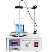 Vevitts 85-2 Magnetic Stirrer Hot Plate with Stir Bar, LED Digital Display, 0-2600RPM Adjustable,...