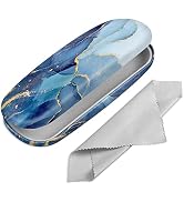 Fintie Hard Shell Eyeglasses Case, Portable Protective Glasses Cover Eyeglass Holder Box with Cle...