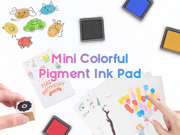 Mini Colorful Pigment Ink Pad