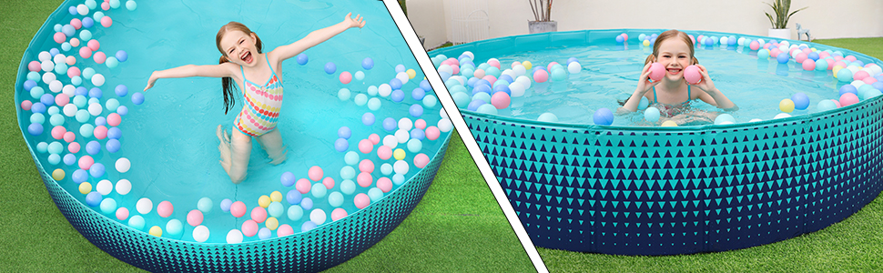 Kids Pool toddler swimming pool wading pool pet pool plastic pool for dogs doggie pool