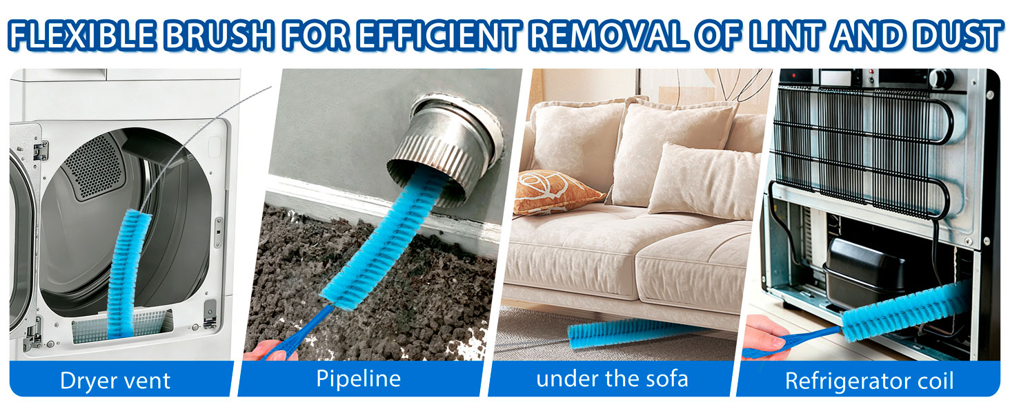 Dryer Vent Cleaner Kit,Dryer Lint Vacuum Attachment