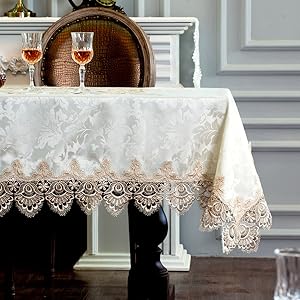 elegant lace table cloth