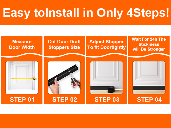 door draft stopper