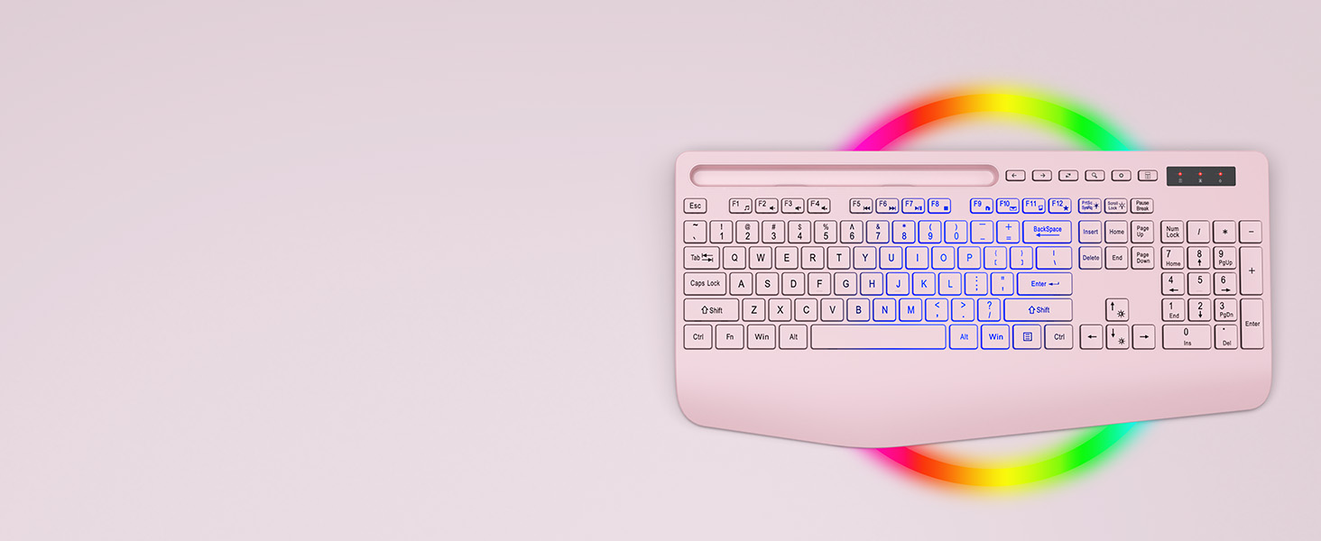 light up keyboard and mouse combo