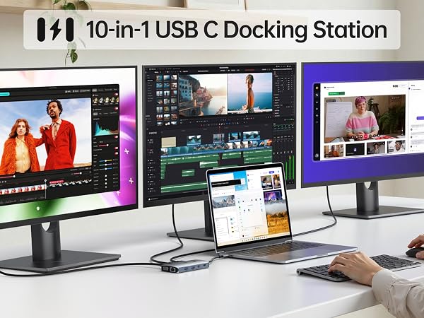 docking station 3 monitors