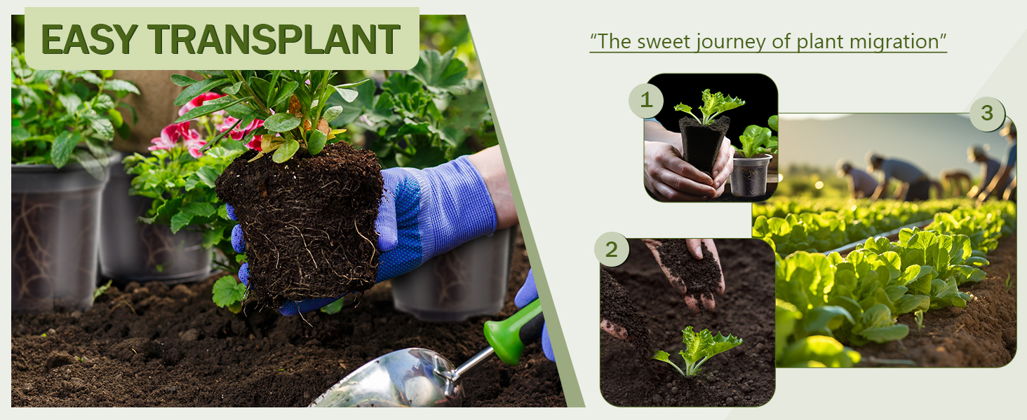 nursery pots pots for plants seedling pots planting pots plastic pots for plants seed starter pots