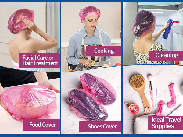 Versatile Plastic Hair Caps