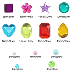 different shaps gems