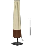 Patio Umbrella Cover Waterproof Umbrella Covers for Outdoor Umbrellas Heavy Duty 600D Oxfard Prot...