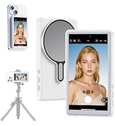 Vlog Selfie Monitor Screen, Magnetic Phone Selfie Screen 4K 60fps Wireless Recording,Bluetooth Re...