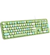 Dilter Wired Keyboard, 104 Keys Full-Sized Typewriter Keyboards, USB Plug Play Office Keyboard wi...