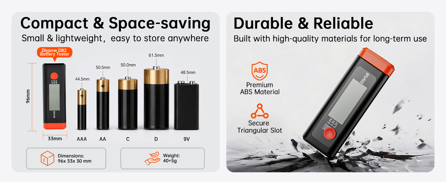 aa battery tester & small battery tester