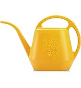 Fasmov 1-Gallon Plastic Watering Can with Comfortable Handle, Garden Watering Cans Long Spout for...