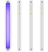 Qualirey 4 Pack Bug Zapper Replacement Light Bulbs 10W for 20W Indoor Bug Zapper, BL T8 F10W 13In...