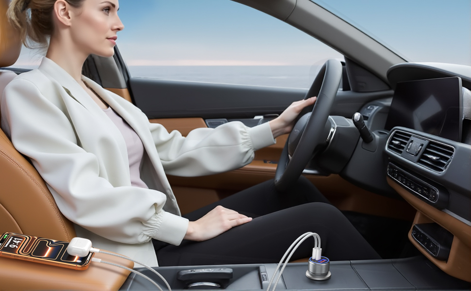 car charger usb c fast charging
