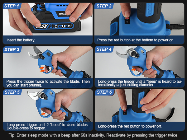 electric pruning shears cordless