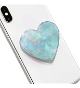 GRIPONG Heart-Shaped Mermaid Acrylic Phone Grip - Fun and Expandable Accessory for enhanced Smart...
