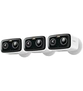 Tapo 1080p Outdoor Wireless Security Camera, Battery Powered, C400(3-Pack) | Person Detection, Co...