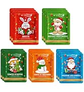 15 Pack Christmas Face Mask, Face Masks Skincare for Stocking Stuffers | Hydrating & Smoothing Bu...