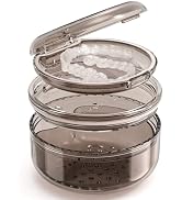 Denture Case Retainer Cleaning Case: 2 in 1 Retainer Case, No-Leak Denture Bath Box Cup, Complete...