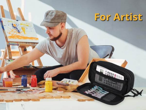 Tactical Pencil Case for Boy,Large Capacity Pencil Pouch,Marker Organizer Case Pen Box