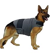 QIYADIN Dog Comfort Dog Anxiety Relief Coat, Breathable Shirts for Dogs, Dog Anxiety Vest Jacket ...