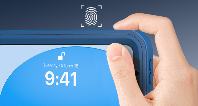 fast unlock, charge, listen to music, take a photo, adjust volume