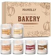 Bakery Scented Candles Set,6 Pack Soy Candles for Home Scented, Candle Gift Set,Soy Wax Long Last...