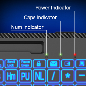 Wireless Keyboard Computer Lighted Keyboard Rechargeable Full Size Ergonomic Keyboard