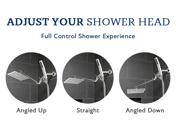 ADJUST YOUR SHOWER HEAD