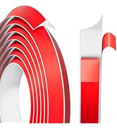 Flexible Quarter Round Molding Trim, Peel and Stick Silicone Caulk Strip -Double Self-Adhesive Be...