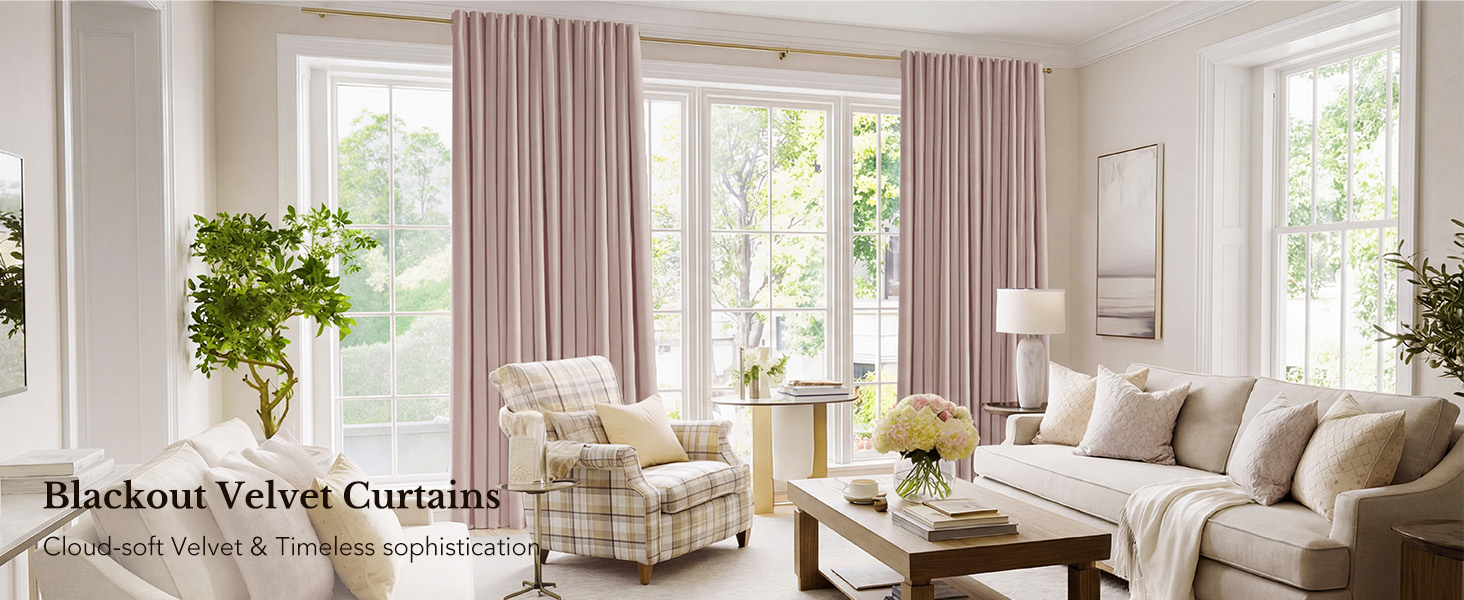 velvet curtains