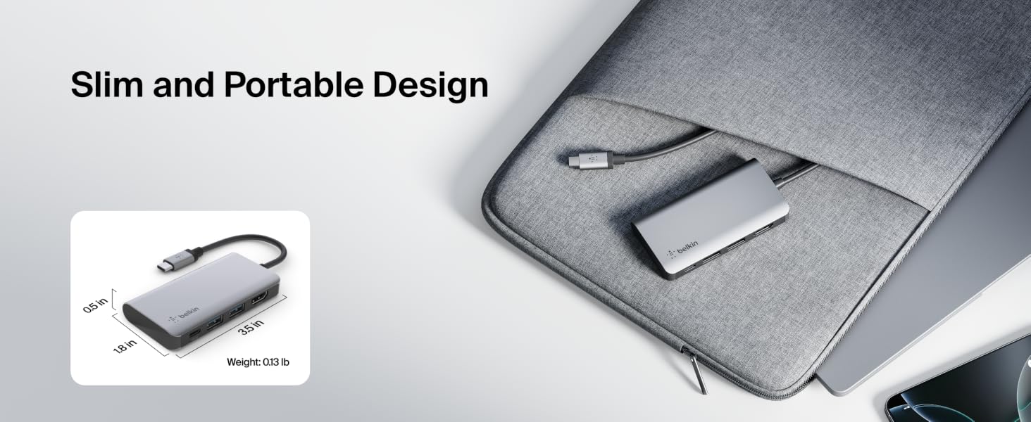 Belkin Connect USB-C 4 in 1 Multiport Hub