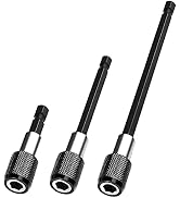 Drill Bit Extensions - 3Pcs 1/4 Inch Hex Shank Quick Release Magnetic Screwdriver Bits Holder Ext...
