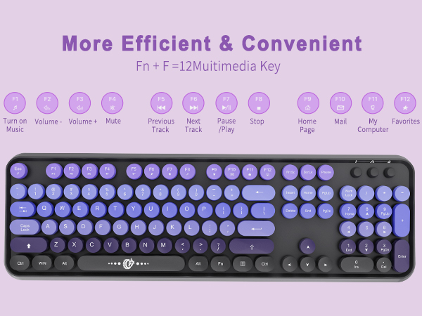 wireless bubble keyboard