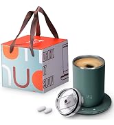 Self Heating Coffee Mug- Dual Function Temperature Control Mug for Stirring & Heating- Smart Heat...