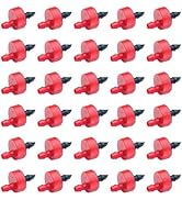 Rain Bird SW20-30PS Drip Irrigation Spot Watering Dripper/Emitter, 2 Gallon Per Hour, 30-Pack,Red...