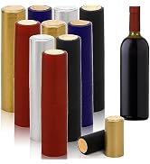 ZOOFOX 500 Pieces PVC Heat Shrink Capsule, Shrink Caps for Wine Bottles, Colored Wine Shrink Wrap...