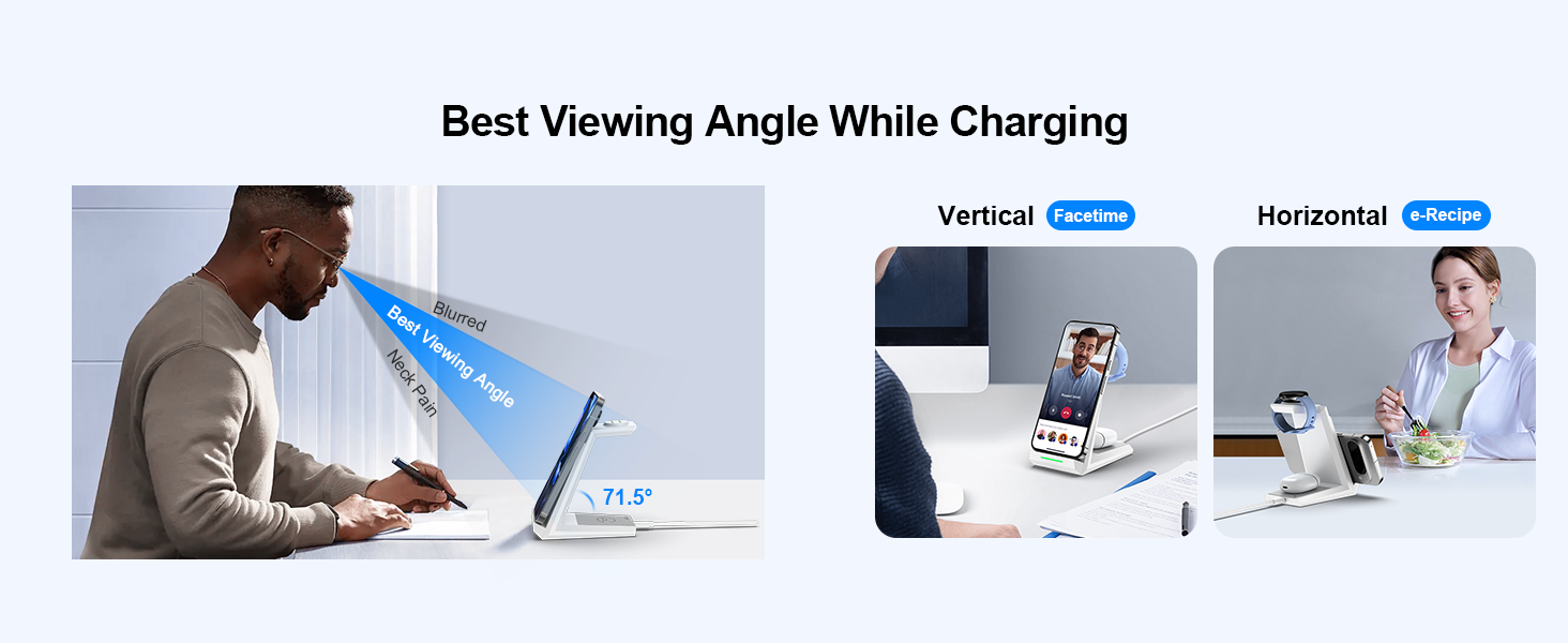 3 in 1 wireless charger station for pixel